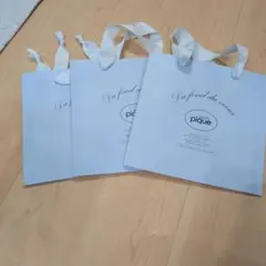 gelato pique　ジェラートピケ　ショップ袋 3枚