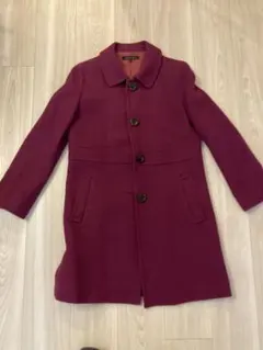 グリーンレーベルリラクシング　アローズ　パープル　ロングコート