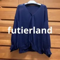futierland 紺シアーカーディガンバルーンスリーブ フューティアランドのサムネイル