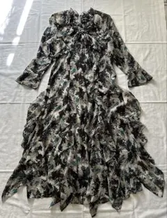 めめさん　EIKO KONDO シアー　ボタニカル　プリーツ　ワンピース めめさん様専用 EIKO KONDO シアー ボタニカル プリーツ ワンピース