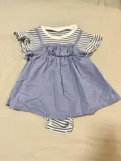 フリル付きロンパース・カバーオール　アプレレクール