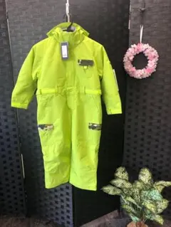 子供用スキーウェア90【ワンピース/イエロー】