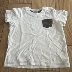 美品　DOUBLE.B 迷彩ポケット Tシャツ