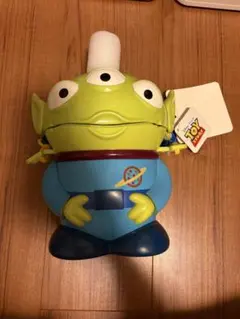 美品　ピクサー　トイストーリー　エイリアン　リトルグリーンメン　貯金箱