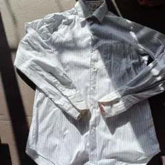 SHIPS ストライプ 長袖シャツ S