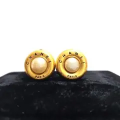 【希少】CHANELシャネル ヴィンテージ イヤリング 93A パールフランス製