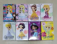 ゆ*お様 Qposket Disney プリンセス　フィギュア　ディズニー　8体