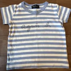 agnes b. ENFANT ボーダーTシャツ 4ans 110のサムネイル
