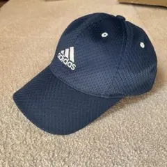 adidas メッシュキャップ　ネイビー