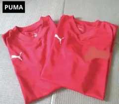 【日本製】PUMA プーマ サッカーフットサルTシャツ 150サイズ 2枚セット