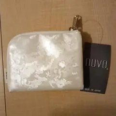 ヤマト屋　nuvo ホワイト L字ファスナーウォレット　日本製