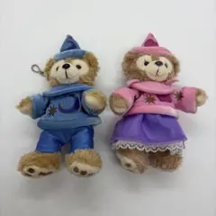 ダッフィー　シェリーメイ　ぬいぐるみバッジセット　10周年