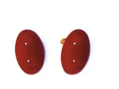 ヴィンテージ☆オレンジレッドのイヤリング