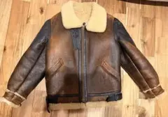 希少ゴールデンベア　大戦モデル　B-3 リアルムートンレザージャケット