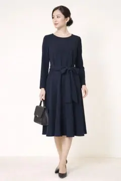 ③☆トゥービーシック・TO BE CHIC上品チュニックワンピース42☆