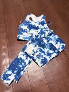 RUSTY ラスティ セットアップ 水着/フィットネスウェア S タイダイ柄