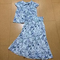 未使用✨Stola. 線画フラワー セットアップ フリル上品フェミニンのサムネイル