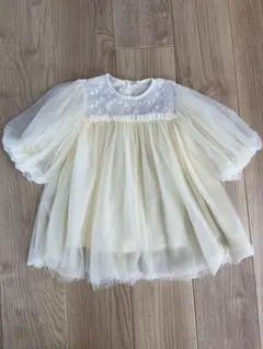 チュールワンピースドレス　サイズ100 誕生日