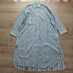 ☆ZARA☆刺繍 エンブロイダリーカットワークロングシャツワンピース☆美品☆