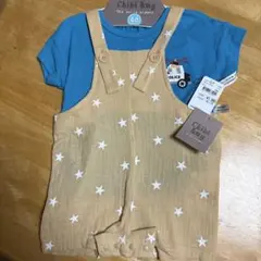 新品.タグ付き☺︎ 半袖ロンパース サイズ60㎝