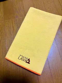 LAVA ホットヨガ用ラグ　ワッフル素材ヨガラグ　黄色