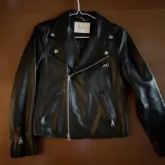 SLOBE IÉNA ブラックライダースジャケット