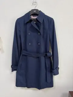 【COACH 】コーチ トレンチコート ネイビー XS
