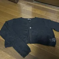 COMME CA ISM ブラックカーディガン 155A