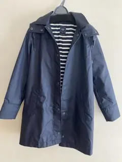 GAP フード付きレインコート XS ネイビー