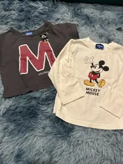 Disney ミッキーマウス Tシャツ 2枚セットのサムネイル