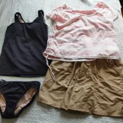 新品　レディース　9号　スイムウエア　Mサイズ　水着　4点セット