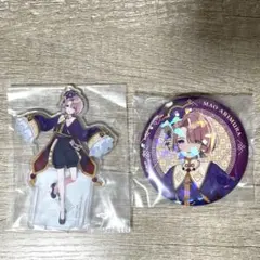 学園アイドルマスター 一番くじ 有村麻央 アクスタ 缶バッジ