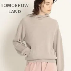 【新品タグ付】コットン ウール フード付 パーカー ニット ベージュ マカフィー