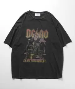 Confirm　ヴィンテージライク 半袖 Tシャツ チャコールグレー ベージュ系のサムネイル