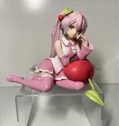 【開封済•箱あり】桜ミクDesktopCuteフィギュア〜さくらんぼクッション〜