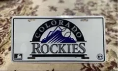 COLORADO ROCKIES ロッキーズ「MLB ライセンスプレート」