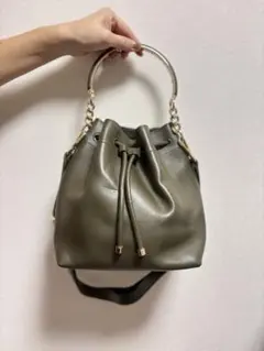 ✨極美品✨ ジミーチュウ ショルダーバッグ ハンドバッグ 2way 巾着型 ✨極美品✨ ジミーチュウ ショルダーバッグ ハンドバッグ 2WAY 巾着