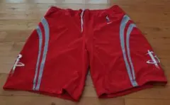 NIKE製 NBA HOUSTON ROCKETS レッド ハーフパンツ XL