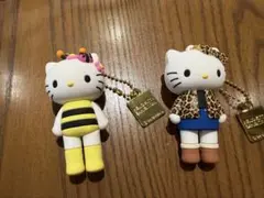 ハローキティ 展 50周年 シークレットチャームマスコット ヒョウ柄 ハチ柄