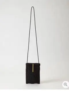 SMIRNASLI　GEM レザーメッシュミニポシェットのサムネイル