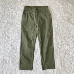 COMME LE VENT HOMME 裏微起毛　チノパン（M）モスグリーン系