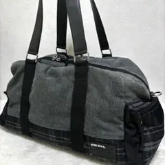 【希少】DIESELディーゼル ボストンバッグ 大容量 デニム 肩掛け