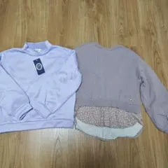 新品　１３０センチ　アプレレクール　トレーナー　２枚セット