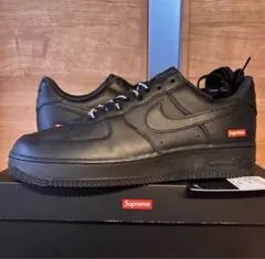 28cm NIKE×Supreme エアフォース1 ブラック
