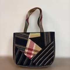 パッチワークデザイン トートバッグ