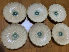 花びらデザイン 取り皿 6枚セット醬油皿　漬け物皿
