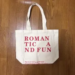 ロゴプリント トートバッグ アイボリー