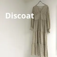 Discoat VTG花柄ワンピース