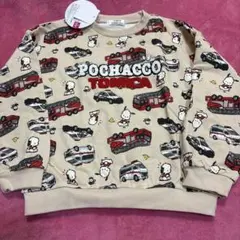 ポチャッコ　トミカ　長袖　トレーナー　裏毛　120cm