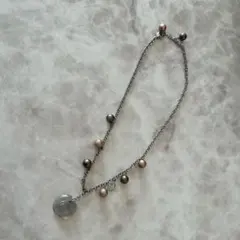 Diorディオール フラワーパール ロゴネックレス